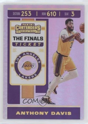 2019-20 Panini Contenders The Finals Ticket /65 Anthony Davis #7 - Image 1 of 2
