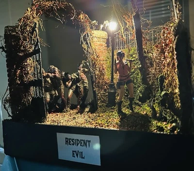 Resident Evil  The Last Of Us  Walking Dead  Resin figure 17/24  75 mm. diorama  - Immagine 1 di 4