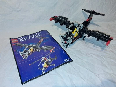 Vintage 1992 LEGO TECHNIC SET 8836 SKY RANGER 100% COMPLET + NOTICE Avion - Photo 1/4