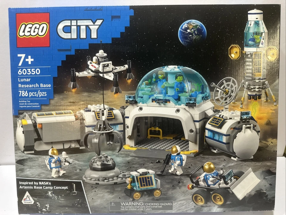 LEGO City - Lunar Research Base - Set # 60350 - New in Sealed Box - Image 1 of 1