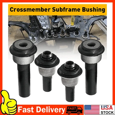 Kit de 4 piezas de bujes de travesaño de subchasis delantero para Nissan Juke Leaf 2011-2017 Foto 1 de 4