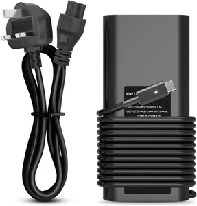 Cargador Dell 90W USB C para Dell XPS 13 12 9350 9360 9365 9370 9380 9250 0TDK33 - Imagen 1 de 7