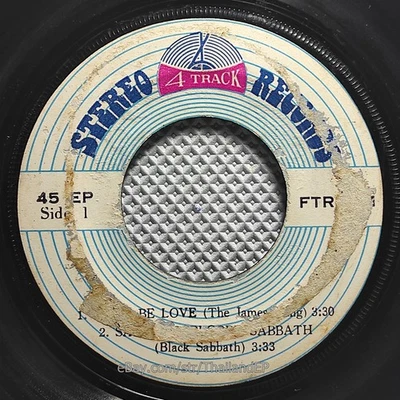 SABBATH, BLOODY SABBATH - BLACK SABBATH /THE ROLLING STONE No P/S THAI EP 7" - Image 1 of 4