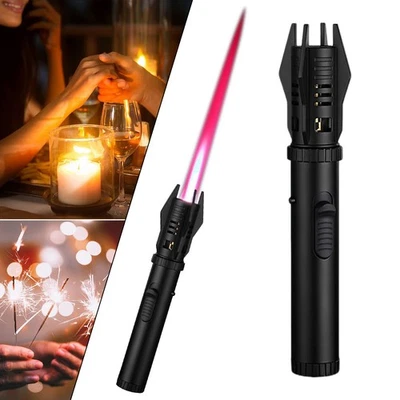 Sturmfeuerzeug Feuerzeug Jetflame,Gas Nachfüllbar Winddicht Jet Feuerzeug Küche - Bild 1 von 4