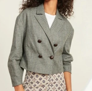 VERONICA BEARD Sybille Cropped Tailored Houndstooth Jacket Size 2 $695 NWOT - Picture 1 of 10
