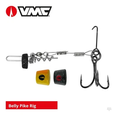 Aparejos de señuelo de pesca VMC Belly Pike Rig Stingers - perca lucioperca bagre depredador Foto 1 de 4