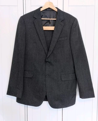 Chaqueta Traje Lana Jaeger 40R Pantalón W34 L32 Gris Foto 1 de 4