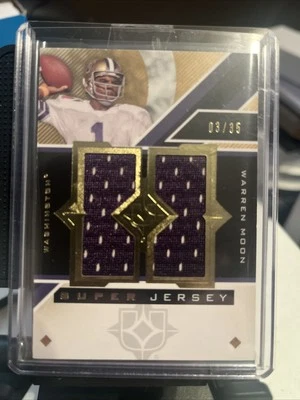 Warren Moon 2013 Ultimate Collection USJ-WM Super Jersey Washington /35 - Image 1 of 2
