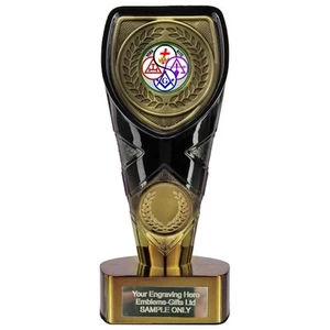 Masonic York Rite Award (FC4) 150mm Trophy Engraved Free - Picture 1 of 3