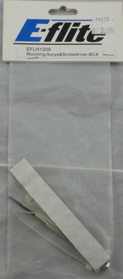 E-Flite Blade CX2 (BCX/BCX2) Mounting Accessories & Screwdriver  - Image 1 of 1