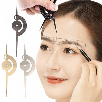 Pinzas profesionales de acero inoxidable regla de proporción media dorada plantillas moldeadoras ' Foto 1 de 4