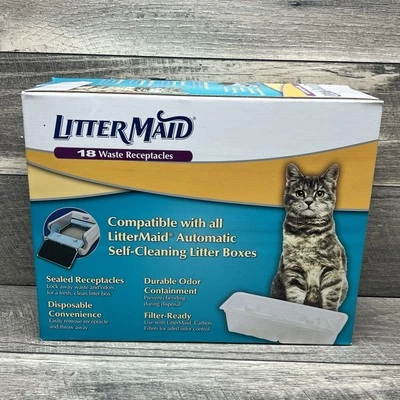 LitterMaid 18 Count 1st & 2nd Edition Waste Receptacles Litter Box - NEW
