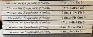 Woman's Day Encyclopedia of Cookery 1967  INCOMPLETE LOT VOLUMES 1 2 4 5 6 9 10 - Picture 1 of 9