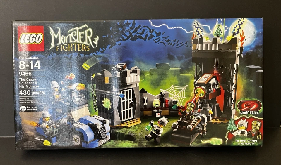 LEGO Monster Fighters: Crazy Scientist & His Monster (9466)-NUEVO/CAJA SELLADA Foto 1 de 4