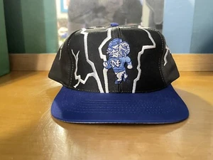 Vintage 90's Carolina Tarheels NCAA Lightning Shock Drew Pearson Snapback Hat - Picture 1 of 4