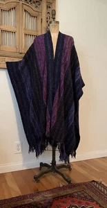 Laise Adzer Knit Poncho Shawl - Picture 1 of 17