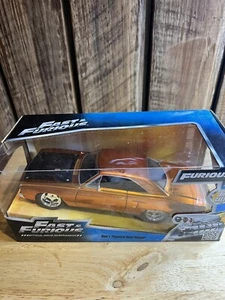 Fast & Furious Dom's Plymouth Road Runner Jada 1:24 Diecast Model Car New In Box - Picture 1 of 4
