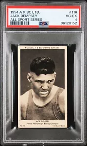 A&BC - 'All Sport Series' (1954) - Jack Dempsey (Boxing) **PSA4** - Bild 1 von 2