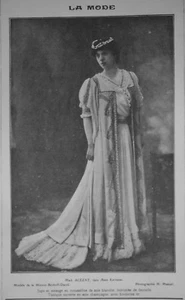 PUBLICITÉ PRESSE 1907 MODE MAISON BÉCHOFF-DAVID JUPE CORSAGE - PHOTO H.MANUEL - Picture 1 of 1