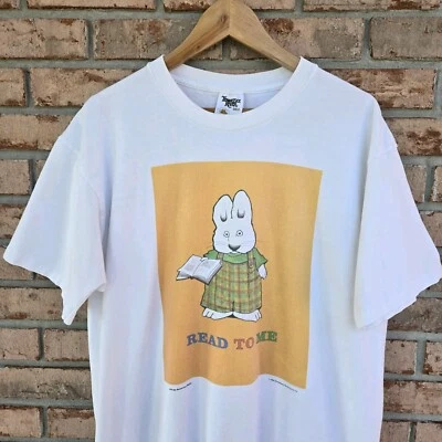 Camisa Max & Ruby XL Nickelodeon TV Show Libro Infantil Promo De Colección Años 90 Léeme 1996 Foto 1 de 4