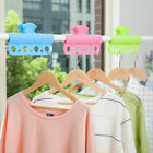 Household Drying Rack Windproof Clip Clothes Hanger Bathroom Space Saving s