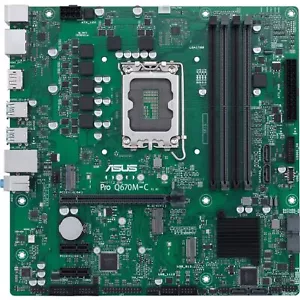 Asus PRO Q670M-C-CSM Desktop Motherboard - Intel Q670 Chipset - Socket LGA-1700 - Picture 1 of 1