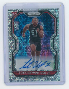 2020 Prizm Antoine Winfield Jr No Huddle Disco Prizm Rookie Auto RC Autograph