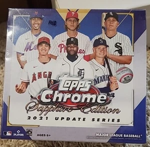 2021 Topps Chrome Sapphire Update Series Sealed Box - 1 Auto per BOX - Picture 1 of 1