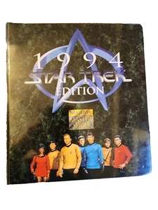 1994 Star Trek Edition Trading Cards Book With Cards - Picture 1 of 4