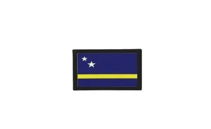 Patch Aufnäher Aufnäher Stickerei Thermoaufnäher bedruckt Flagge Badge Curacao - Bild 1 von 1