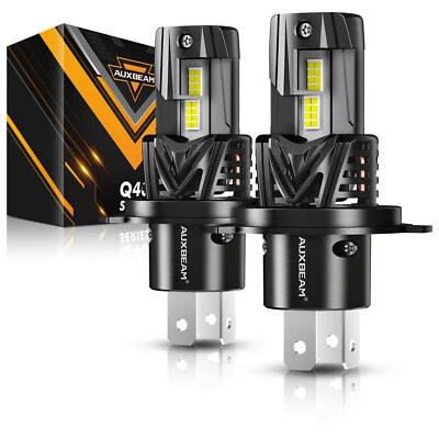 AUXBEAM H4 9003 LED Headlights High Low Beam White For Toyota Tacoma 1997-2015 - Image 1 of 4