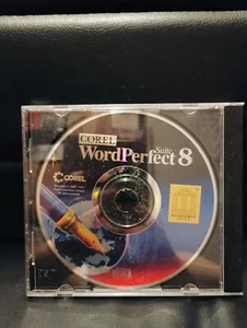 Corel WordPerfect Suite 8 CD-ROM (PC, 1997, WIn95) Vintage Office Software - Picture 1 of 3