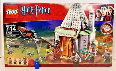 LEGO (4738) Harry Potter: Hagrid's Hut New Sealed Retired Aragog Hermione Ron - Image 1 of 4
