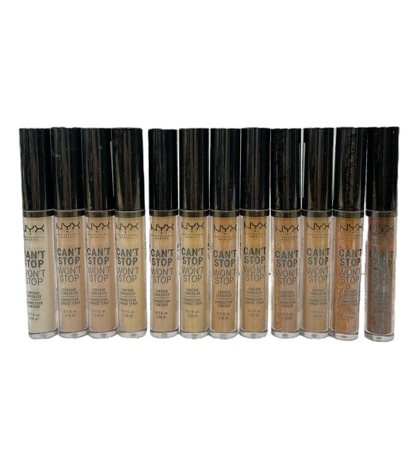 NYX Can't Stop Won't Stop Concealer(0.11fl/3.50ml)You Pick New As Seen In Pics - Image 1 of 1