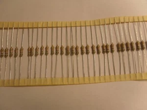Half 1/2 Watt Carbon Film Resistors - LOTS OF 5 - Ohmite Little Rebel - NEW - Picture 1 of 12