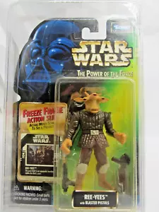 Figura de acción Hasbro Star Wars 1998 Rhee Yees Freeze Frame vintage NUEVA - Imagen 1 de 8