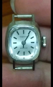 TISSOT SAPHIR Vintage Watch Manual Rectangle Women SWISS - Picture 1 of 4