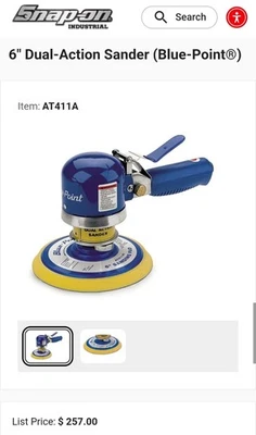 6" Dual-Action Sander (Blue-Point®) - Image 1 of 4