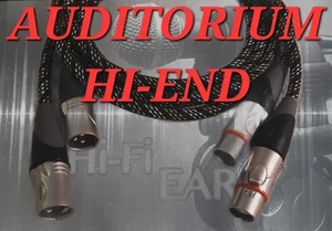 CAVO AUDIO XLR AUDIOSTAX FLATLOW Hi-END HI-FI TOP QUALITY HIFIEAR 100% OFC 8N - Afbeelding 1 van 28