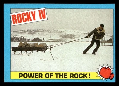 1985 Topps Power of the Rock! #29 Rocky IV - Image 1 of 2