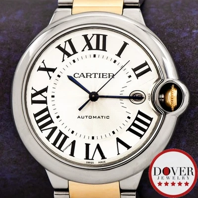 Cartier Ballon Bleu 3765 Stainless Steel Gold 42 mm Automatic Men's Watch - Image 1 of 4