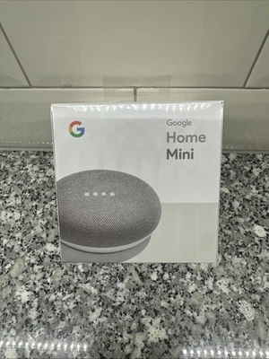 Google Home Mini Smart Speaker With Google Assistant Built-In - Chalk NIB Sealed - Image 1 of 2
