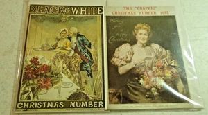 5 REPRODUCTION VINTAGE CHRISTMAS CARDS W/ENVELOPES FACTORY SEALED AMPL CARDS - Picture 1 of 2