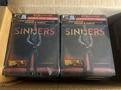 Sinners (Steelbook) (4K Ultra HD + Blu-ray + DigitaI Copy) Sealed - IN HAND - Image 1 of 4