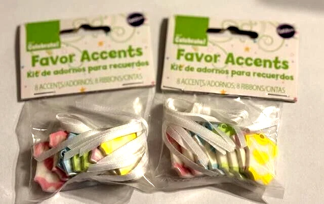 Baby душа цельный футболка галстук Ons пользу акценты лот из 2 пакетов 8 WILTON - Изображение 1 из 3