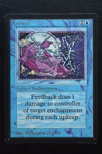 Magic The Gathering MTG FEEDBACK Limited Edition Beta LP Lightly Played - Picture 1 of 2