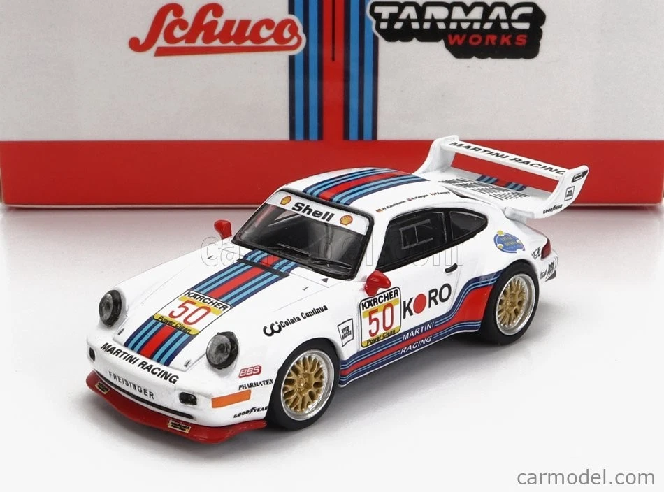 Porsche 911 Turbo S LM GT  BPR 1995 Schuco Tarmac Works 1/64 - Immagine 1 di 1