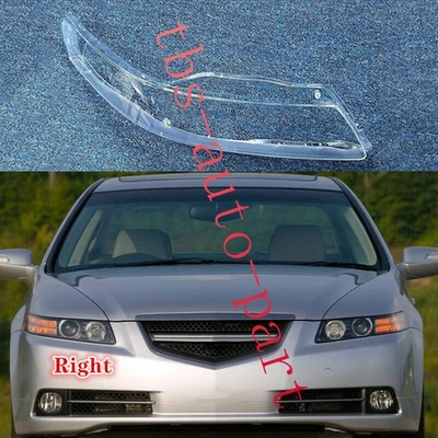 Right Side Headlight Lens Cover+Sealant Glue Fit For Acura TL 2004-2008  — 第 1/4 张图片