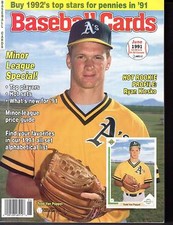 JUNE 1991 BASEBALL CARDS MAGAZINE ATHLETICS Todd Van Poppel On Cover Ex-MT