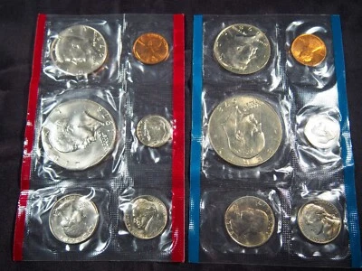 1978 US Mint uncirculated business 12 coin set - Image 1 of 3
